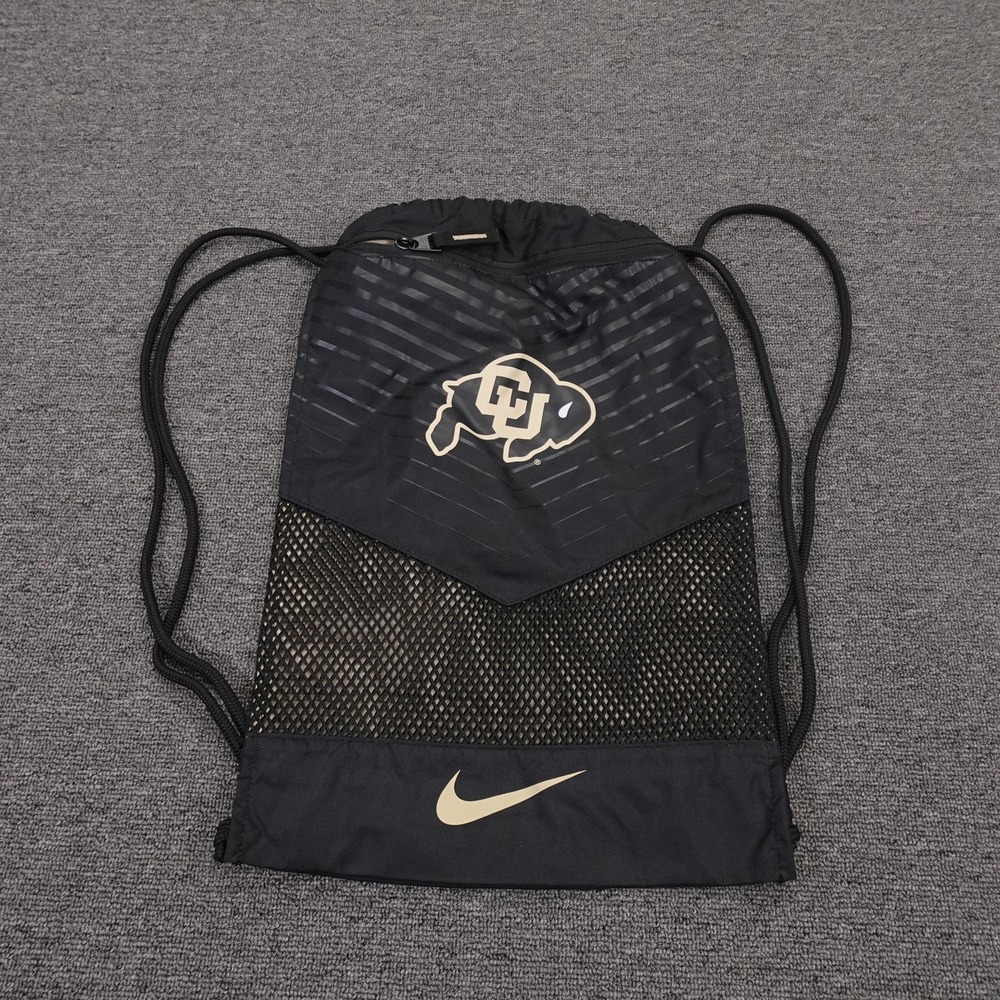 Colorado Buffaloes Backpack One Size Black NCAA Football Nike Drawstring Sack